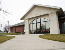 Front walkway outside the Dodge City Dental Care office
